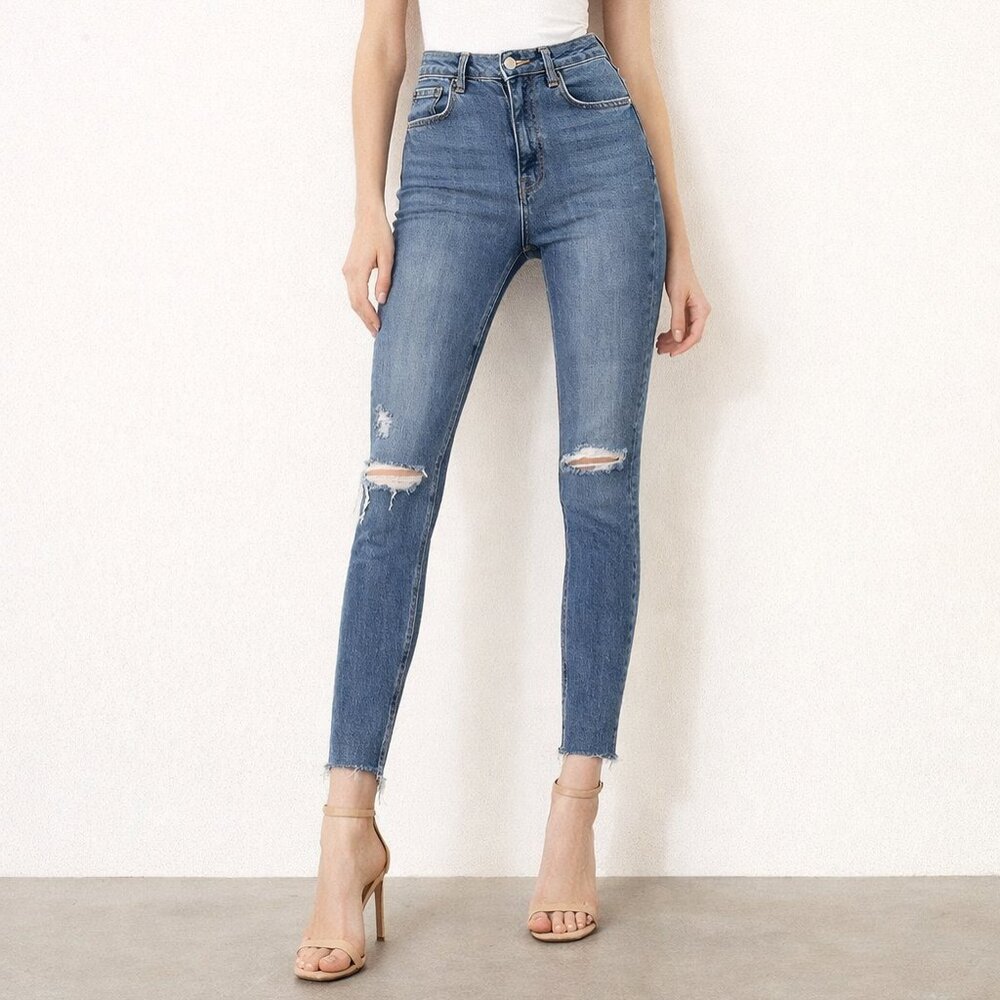 Zara Women's Skinny Jeans - Blue